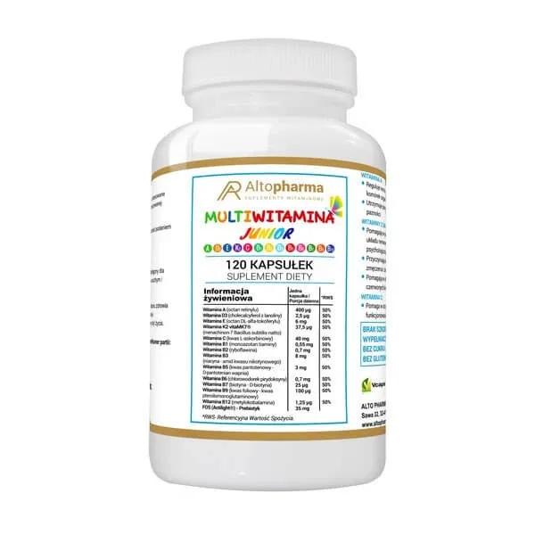 Alto Pharma Multivitamin Junior, capsule tari, 120 buc. — preț și oferte