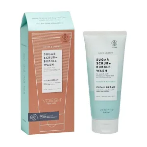 Voesh, scrub de curățare cu zahăr, ocean curat, 210 g
