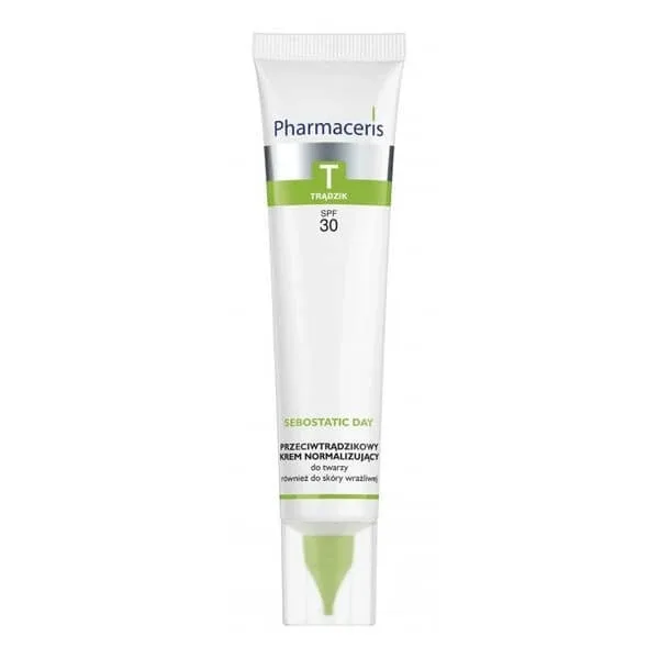 Pharmaceris T Sebostatic Day, Cremă normalizatoare antiacnee, SPF30, 40 ml — preț și oferte