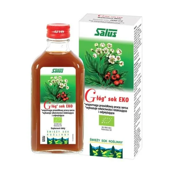 Suc de păducel EKO, lichid, 200 ml — preț și oferte