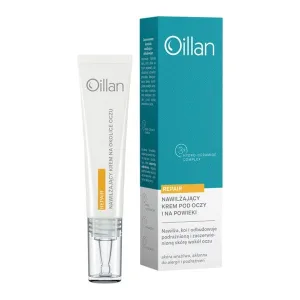 Oillan Repair, cremă calmantă și hidratantă pentru ochi și pleoape, pentru piele sensibilă și uscată, 15 ml