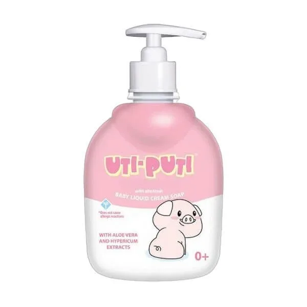 Uti-puti, săpun lichid cu aloe vera și extract de sunătoare, 300 ml — preț și oferte