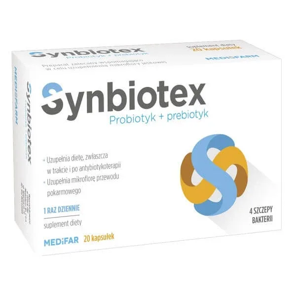 Medifar Synbiotex, capsule, 20 buc. — preț și oferte