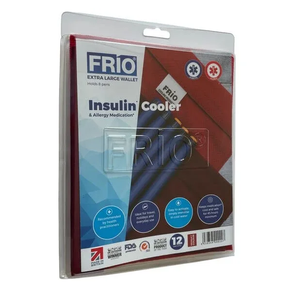 Frio Extra Large, carcasă termică pentru depozitarea insulinei, roșu, 1 buc. — preț și oferte