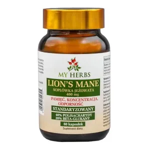 My Herbs Lion's Mane Hedgehog Soplum 400 mg, capsule, 60 buc.