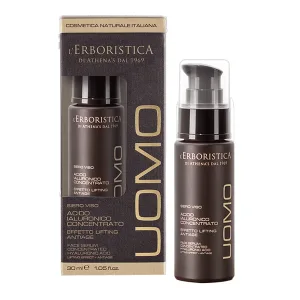 L'Erboristica Uomo, ser facial pentru bărbați cu acid hialuronic, 30 ml