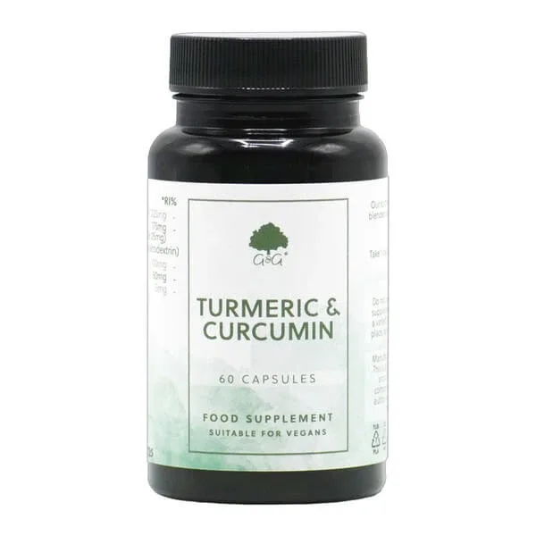G&amp;G, Turmeric &amp; Curcumin, capsule, 60 buc. G&G — preț și oferte