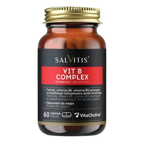 Salvitis Vit B Complex, comprimate filmate, 60 buc. — preț și oferte