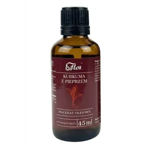 Flos Turmeric cu piper, macerat în ulei, 45 ml