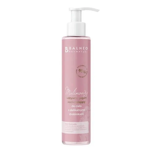 Balneokosmetics, zmeură hrănitoare iluminatoare corp iaurt cu particule, 150 ml — preț și oferte