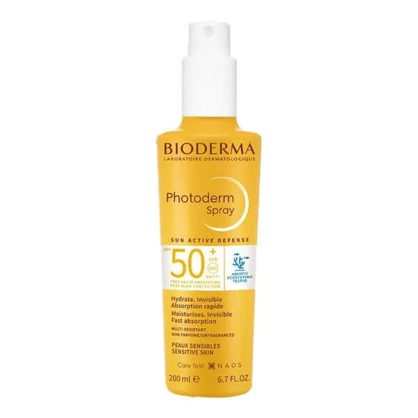 Bioderma Photoderm, spray de protecție solară ușoară SPF50+, 200 ml — preț și oferte