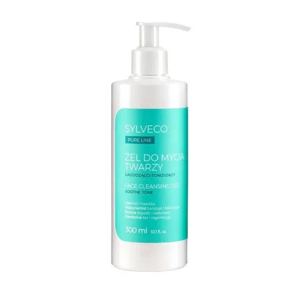 Sylveco Pure Line, gel de spălare facială calmant și tonic, 300 ml — preț și oferte