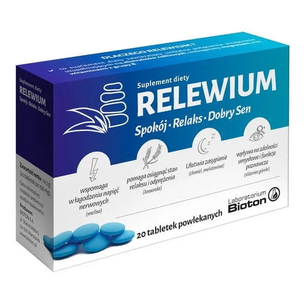 Relewium, comprimate filmate, 20 buc. — preț și oferte