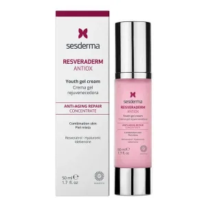 Sesderma Resveraderm Antiox, gel-cremă, concentrat întineritor, 50 ml