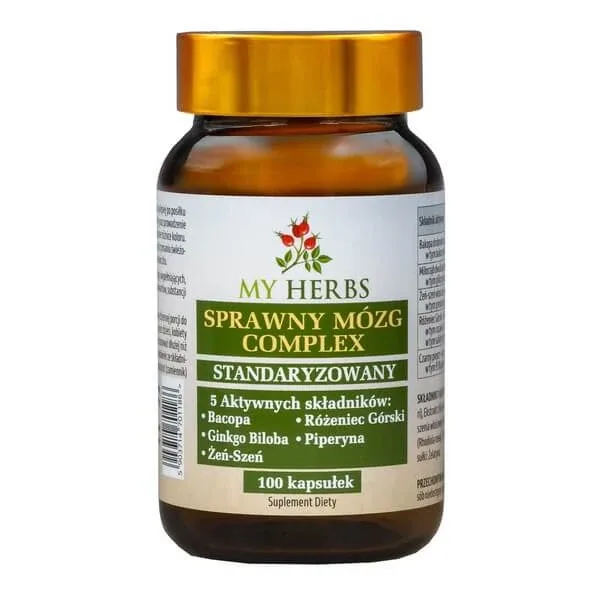 My Herbs Efficient Brain Complex, capsule, 100 buc. — preț și oferte