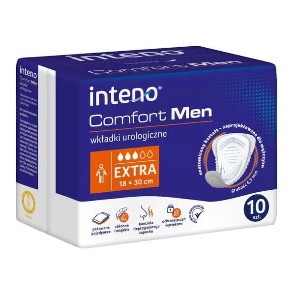Inteno Comfort Men, tampoane urologice, Extra, 10 buc. — preț și oferte