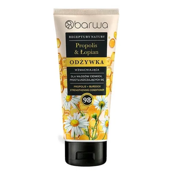 Barwa Receptury Natury, Balsam de întărire, Propolis &amp; Brusture, 200 ml — preț și oferte