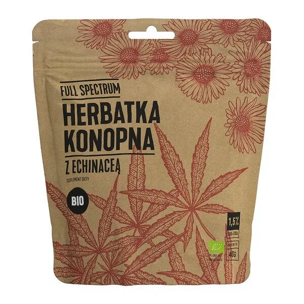Full Spectrum, Bio ceai de cânepă cu echinacea, uscat, 40 g — preț și oferte