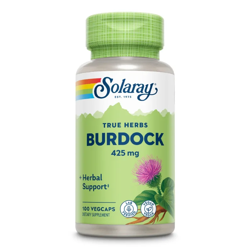 Burdock (Brusture) 425 mg Solaray, 100 capsule, Secom SOLARAY SUA — preț și oferte