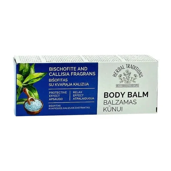 Balsam de corp Herbal Tradition, balsam de corp Bishofit cu mustață aurie, 75 ml — preț și oferte