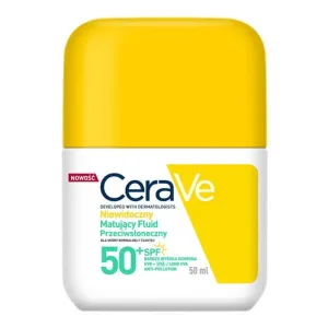 CeraVe, fluid matifiant invizibil SPF50+, 50 ml