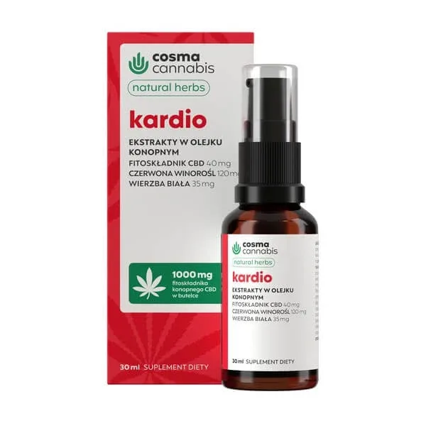 Cosma Cannabis Natural Herbs Cardio, picături, 30 ml — preț și oferte