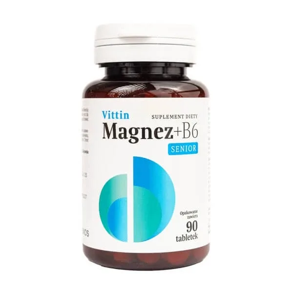 Vittin Senior Magneziu + Vitamina B6 comprimate, 90 buc. — preț și oferte