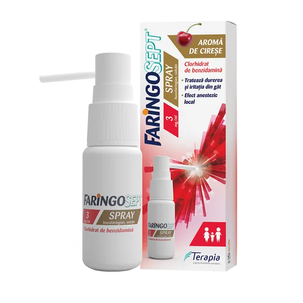 Faringosept 1,5 mg/ml spray bucofaringian solutie, Terapia | 15 ml  — preț și oferte