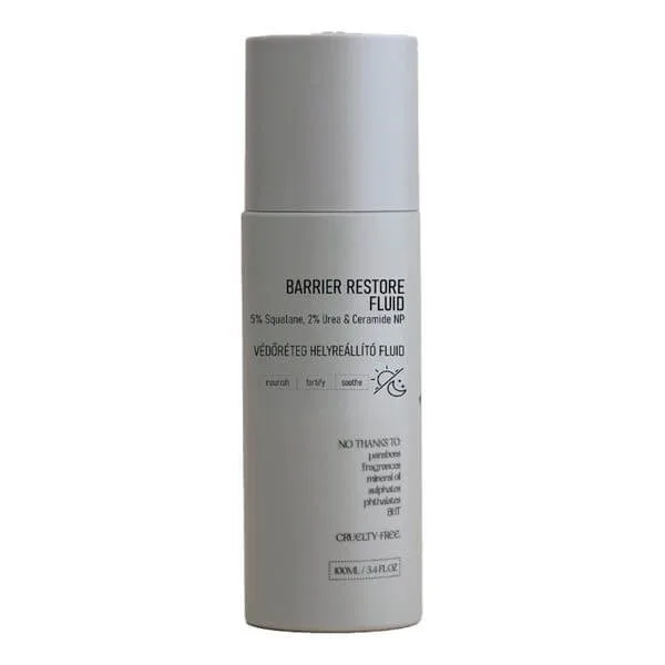 Nerds Barrier Restore Fluid, lapte tonic reparator cu 5% squalane, 2% uree și ceramidă NP, 100 ml — preț și oferte