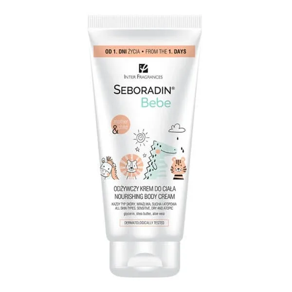 Seboradin Bebe, cremă de corp hrănitoare, 200 ml — preț și oferte