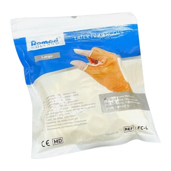 Romed, dopuri latex, mărimea S, 100 buc. — preț și oferte