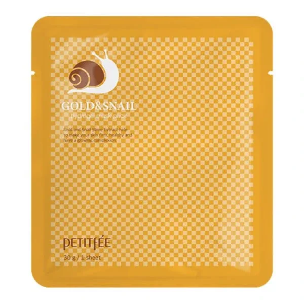 Petitfee, mască de față din hidrogel cu aur și mucus de melc, 30 g — preț și oferte