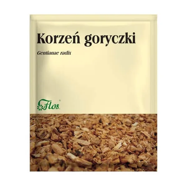 Rădăcină de gențiană, plantă unică, 50 g (Flos) — preț și oferte