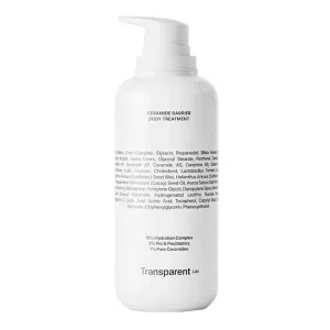 Transparent Lab Ceramide Barrier Body Treatment, loțiune de corp cu ceramide, 400 ml