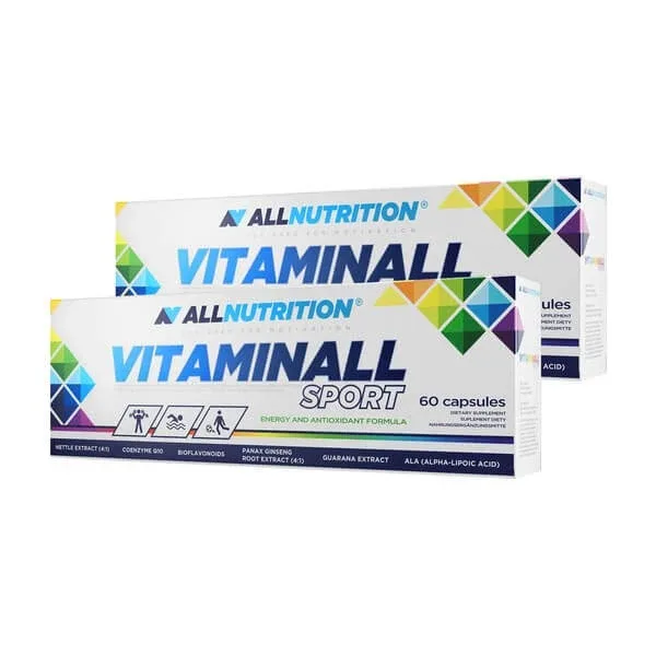 Set de 2 x Allnutrition Vitaminall Sport, capsule, 60 buc. — preț și oferte