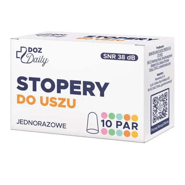 Dopuri pentru urechi DOZ Daily, 10 perechi — preț și oferte