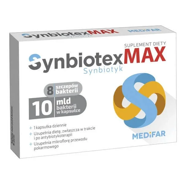 MediFar SynbiotexMax, capsule tari, 10 buc. — preț și oferte
