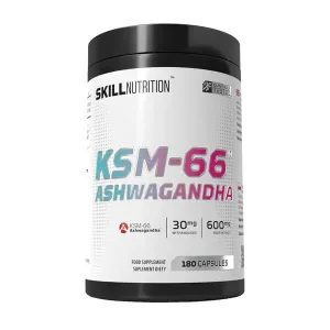 Skill Nutrition KSM-66 Ashwagandha, capsule, 180 buc.