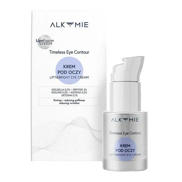 Alkmie Timeless Eye Contour, cremă de ochi cu luteină, 15 ml — preț și oferte