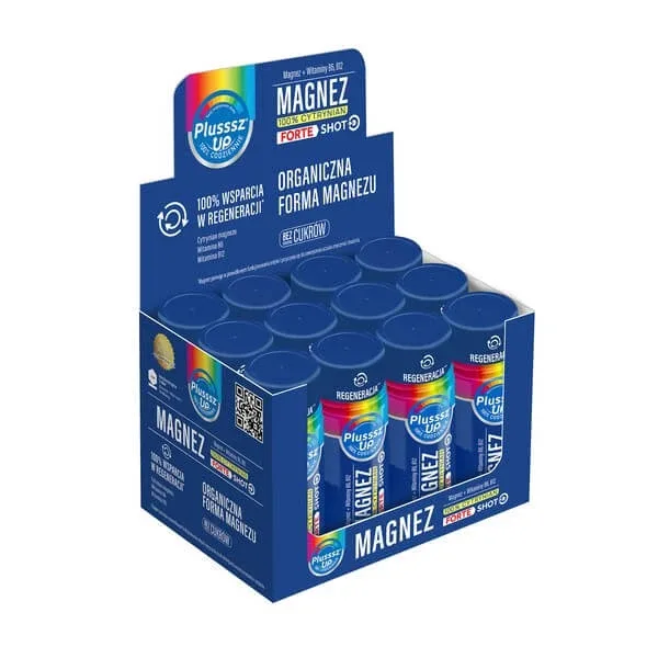 Plusssz Up Magnesium 100% Citrate Forte Shot, lichid, aromă de mango, 50 ml x 12 buc. — preț și oferte