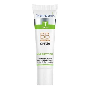 Pharmaceris T Acne Matt Tone, cremă BB anti-acnee, 02 natural, 30 ml