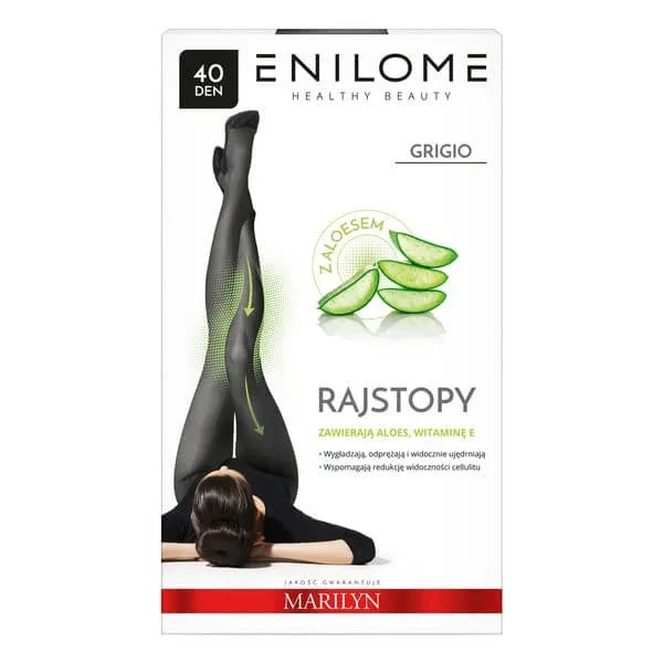 Enilome Healthy Beauty Aloe, dresuri semi-mat, culoare Grigo, mărimea S, 40 DEN — preț și oferte