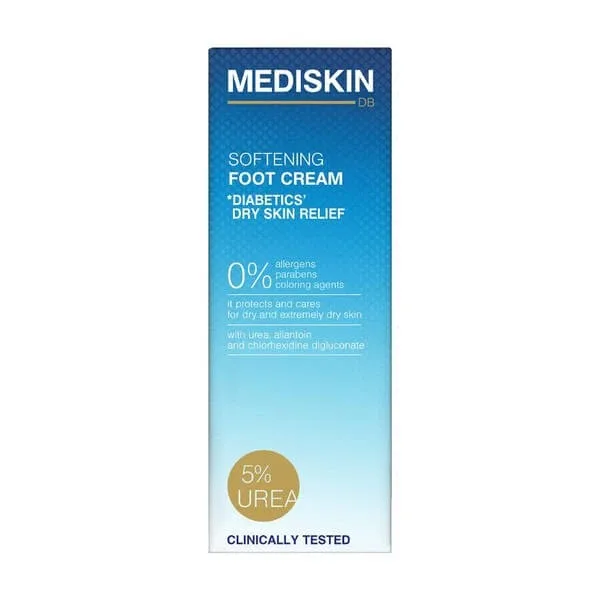 Mediskin DB, cremă de picioare înmuiere cu 5% uree, 75 ml — preț și oferte