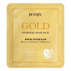 Petitfee, mască hidrogel hidratantă și calmantă cu aur, 32 g