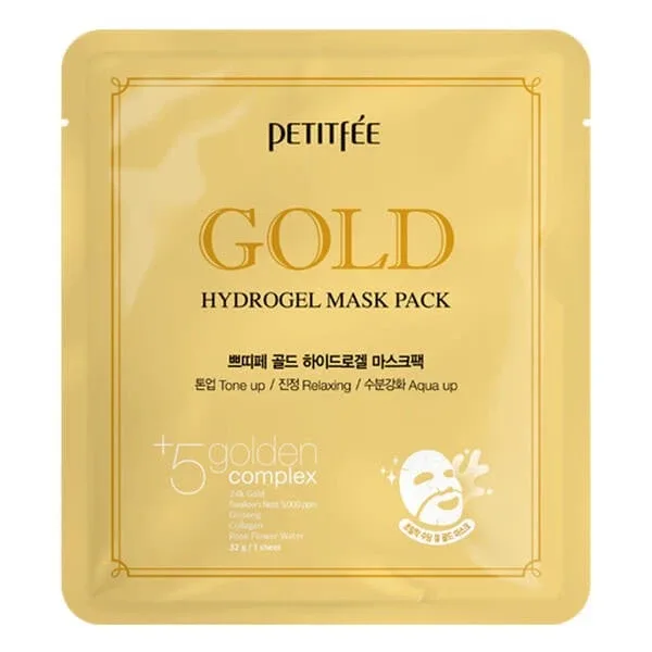 Petitfee, mască hidrogel hidratantă și calmantă cu aur, 32 g — preț și oferte