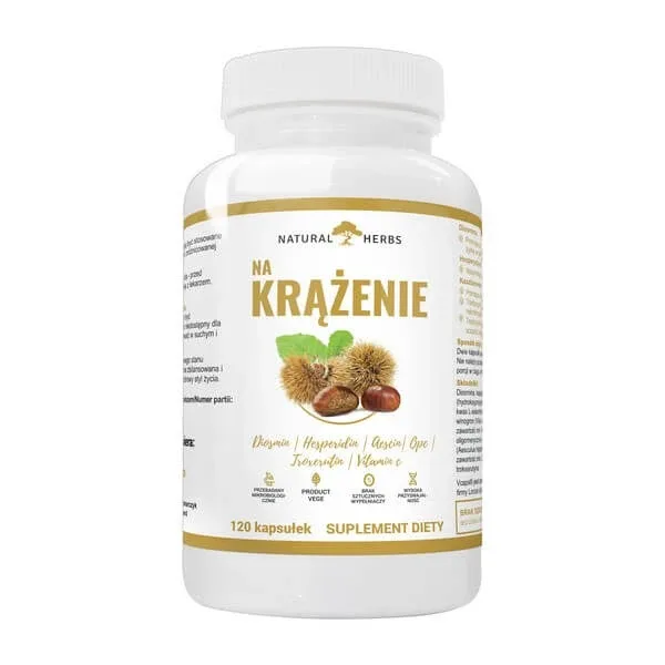 Ierburi naturale pentru circulație, capsule tari, 120 buc. — preț și oferte