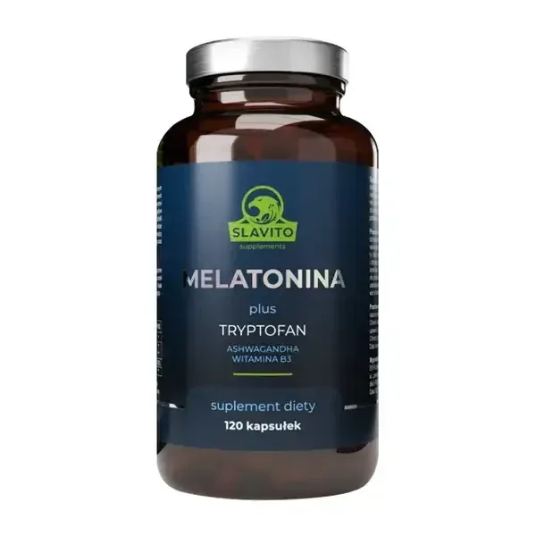Slavito, Melatonină plus triptofan, capsule, 120 buc. — preț și oferte
