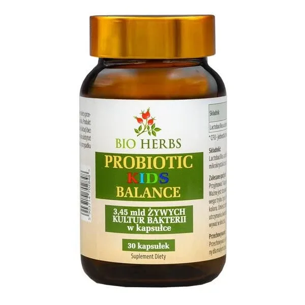 Bio Herbs Probiotic Kids Balance, capsule, 30 buc. — preț și oferte