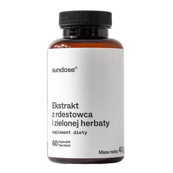 Sundose Knotweed și extract de ceai verde capsule tari, 60 buc. — preț și oferte