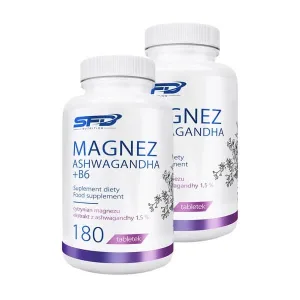 2x SFD Magnesium Ashwagandha + B6 set, comprimate, 180 buc.